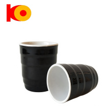 Neu angekommenes neuer Knochen -China -geprägter Becher für Kaffee und Tee